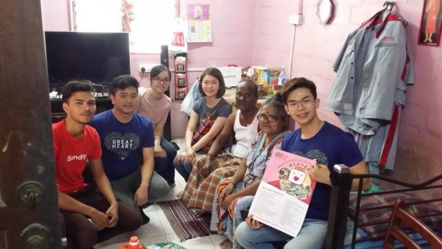 My very first assessment work together with volunteers after one year. After the visitation of every case, I love to listen to volunteers’ gain and opinion towards the cases.